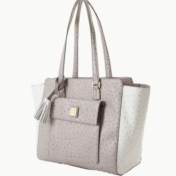 Large Ostrich East West Shopper - Picture 7 of 13